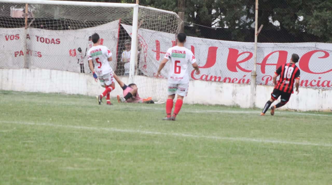 Diego Galligo y un gol clave para sellar la clasificación del rojinegro en la zona 5