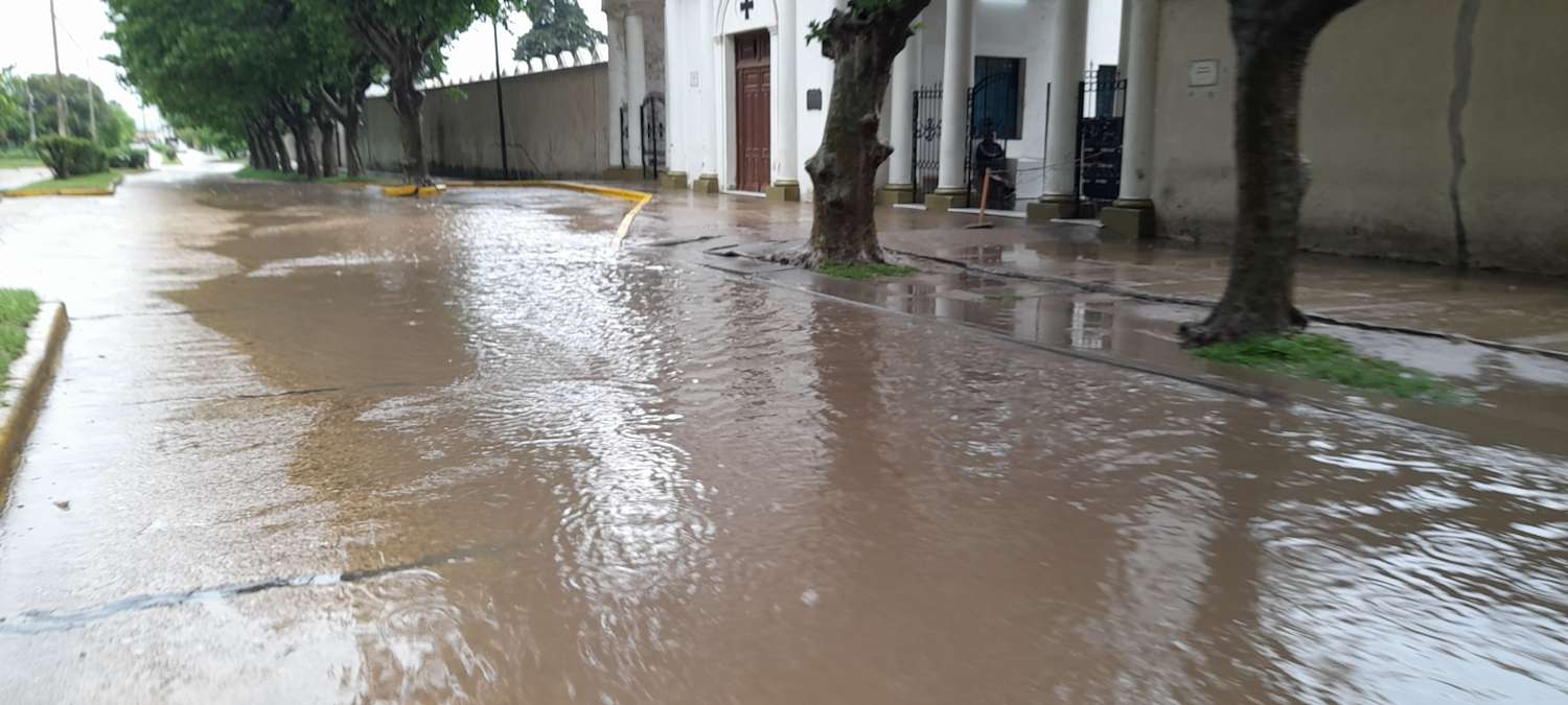 Registro de lluvia caída de Gualeguay 80 mm