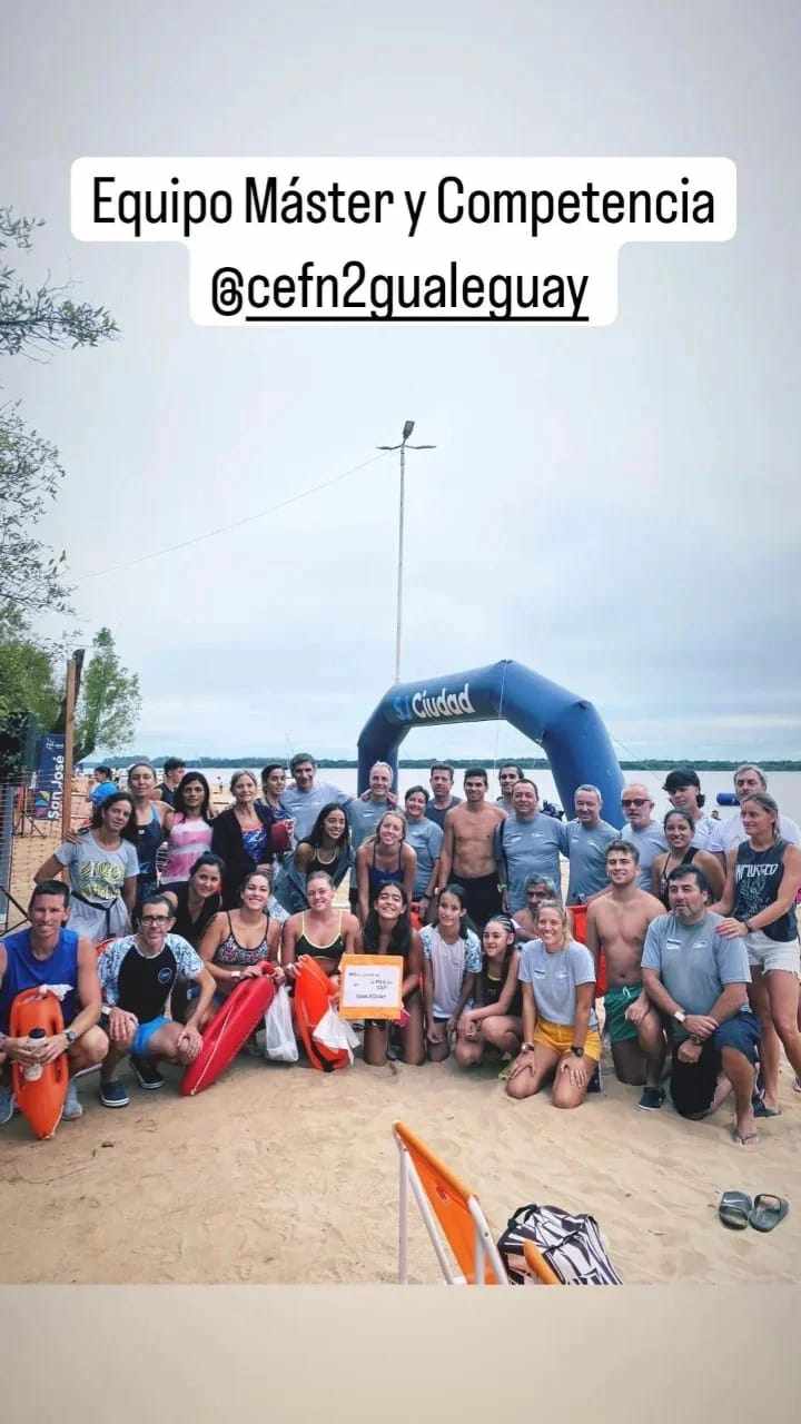 Se realizó la maratón circuito de aguas abiertas del Río Uruguay