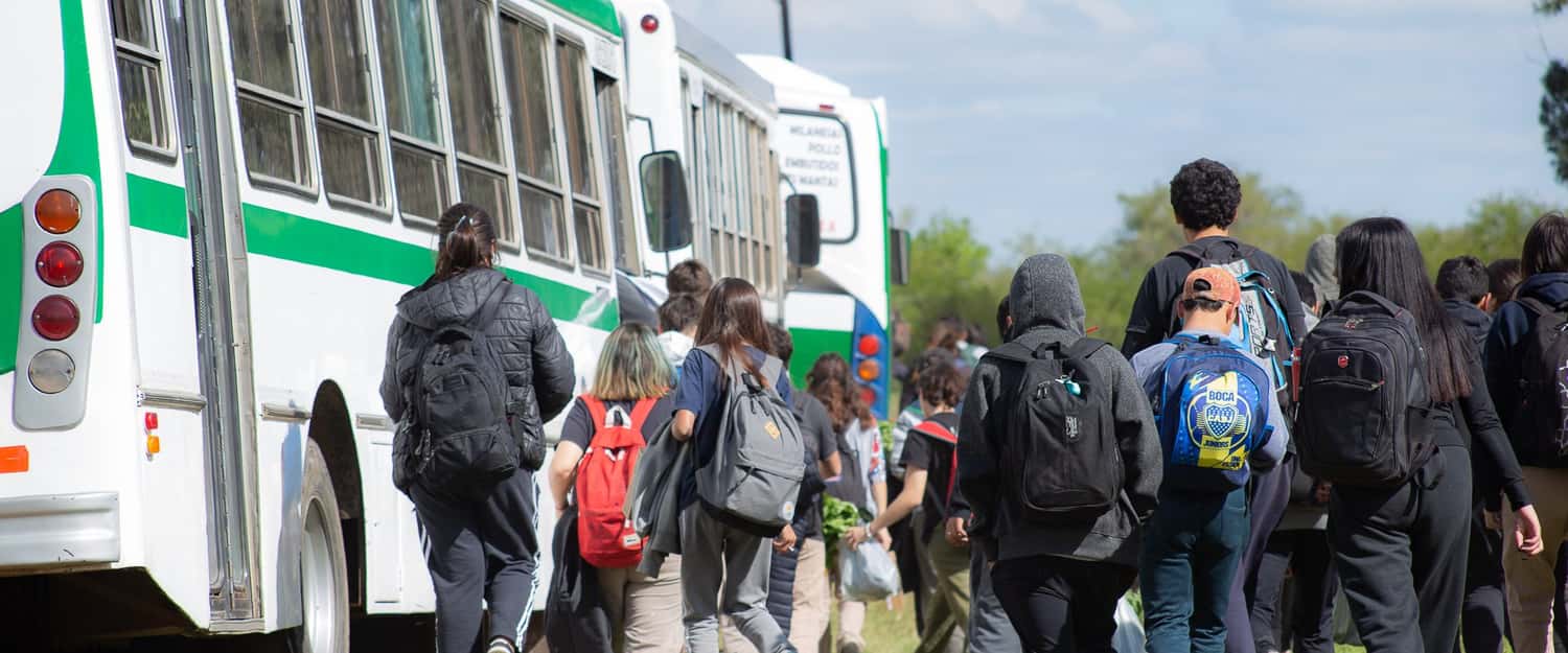Las Provincia garantiza el transporte escolar rural para el ciclo lectivo 2024