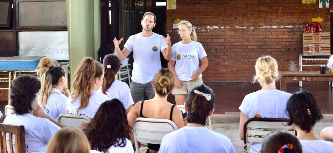 Seis gualeyas realizaron un voluntariado en “Pata Pila”, en Yacuy, Salta