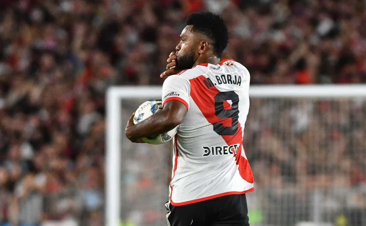 Con un doblete de Borja, River se lo dio vuelta a Rosario Central y se metió entre los cuatro primeros en la Copa de la Liga