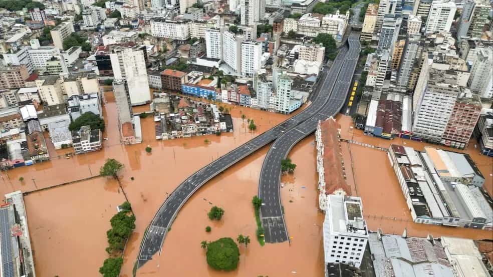 La inundación del sur de Brasil causa preocupación en la región