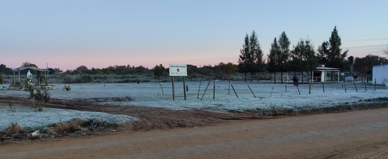 Gualeguay amaneció con heladas y temperaturas bajo cero en el cierre del fin de semana largo