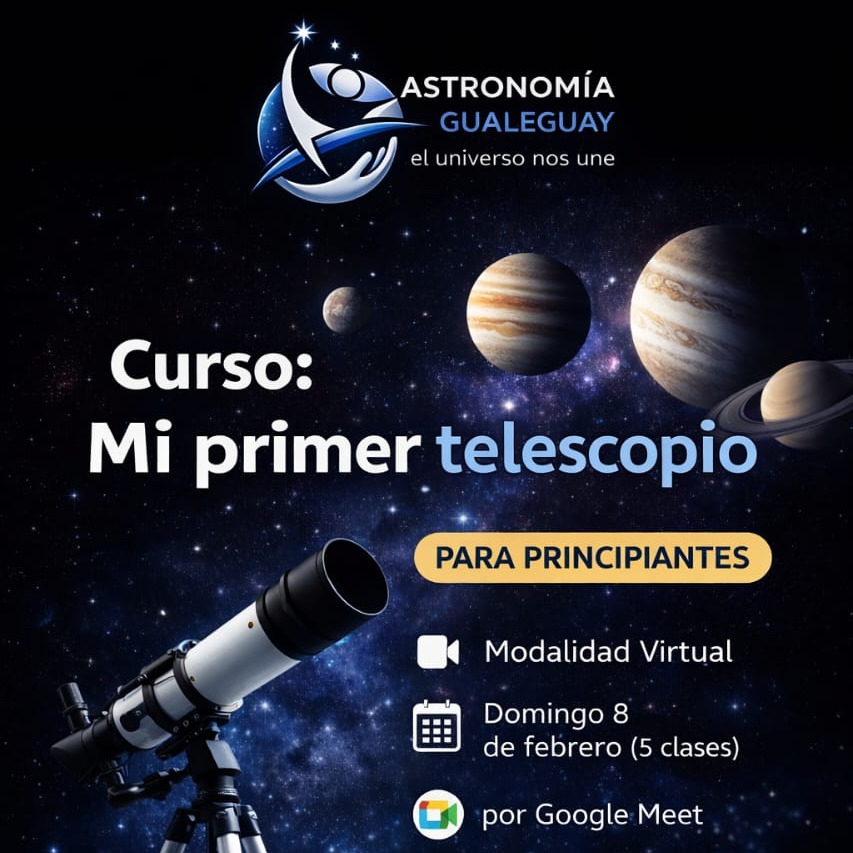 Un curso para descubrir el cielo: llega Mi primer telescopio