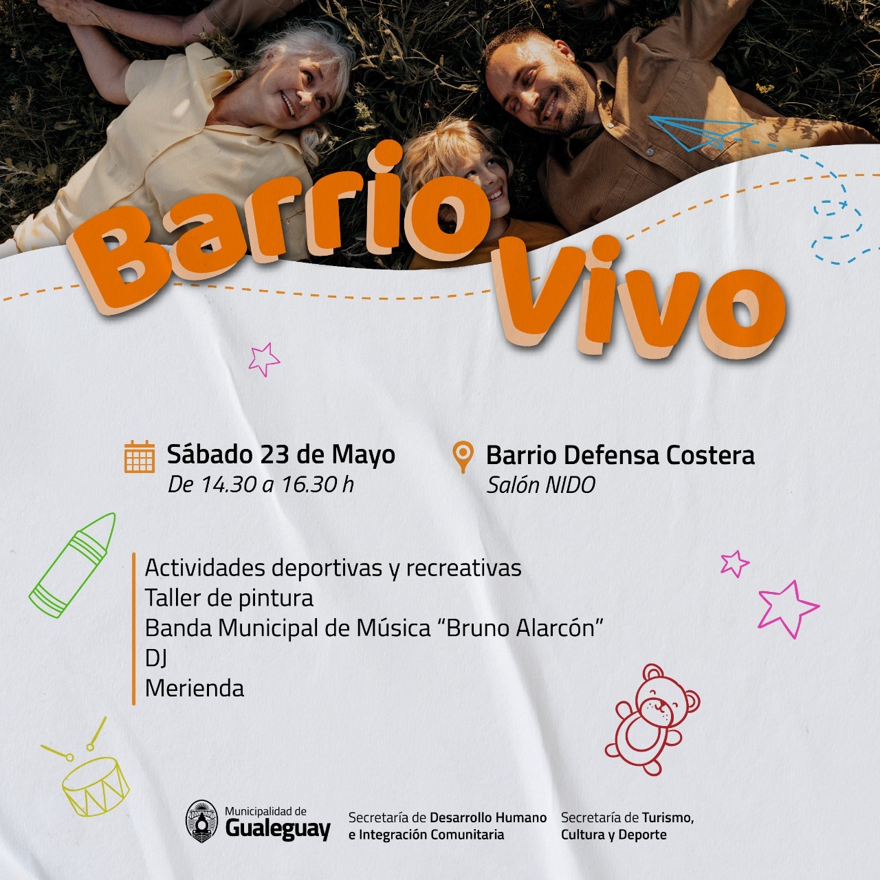 Llega una nueva jornada de Barrio Vivo este sábado en el NIDO