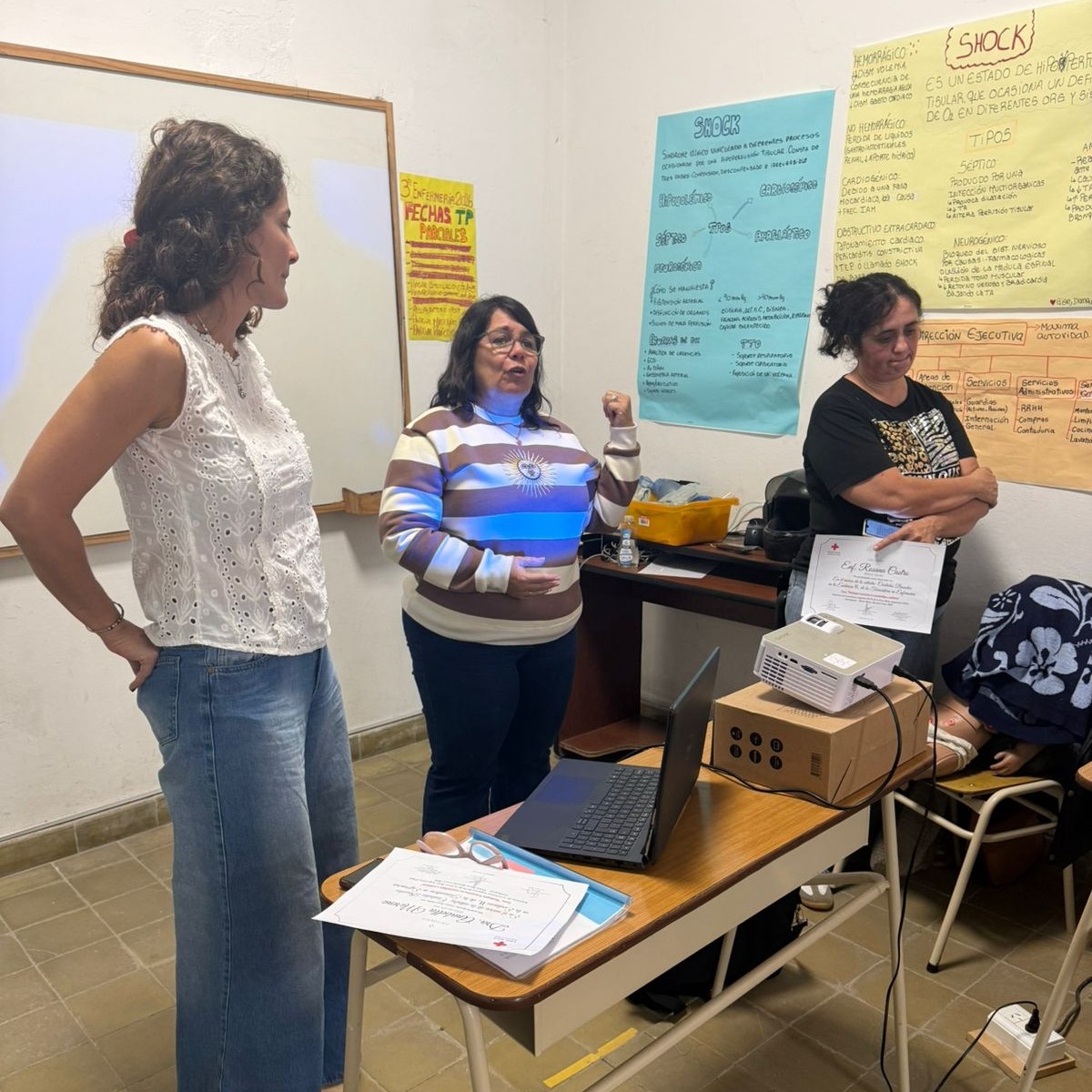 Intensa actividad en la Cruz Roja Gualeguay: formación, salud y nuevos cursos