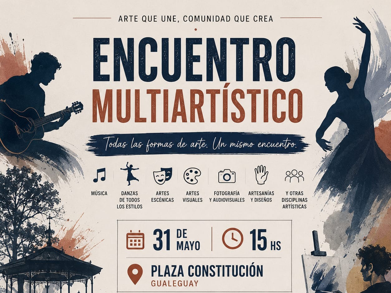 Plaza Constitución será escenario del Encuentro Multi Artístico este 31 de mayo