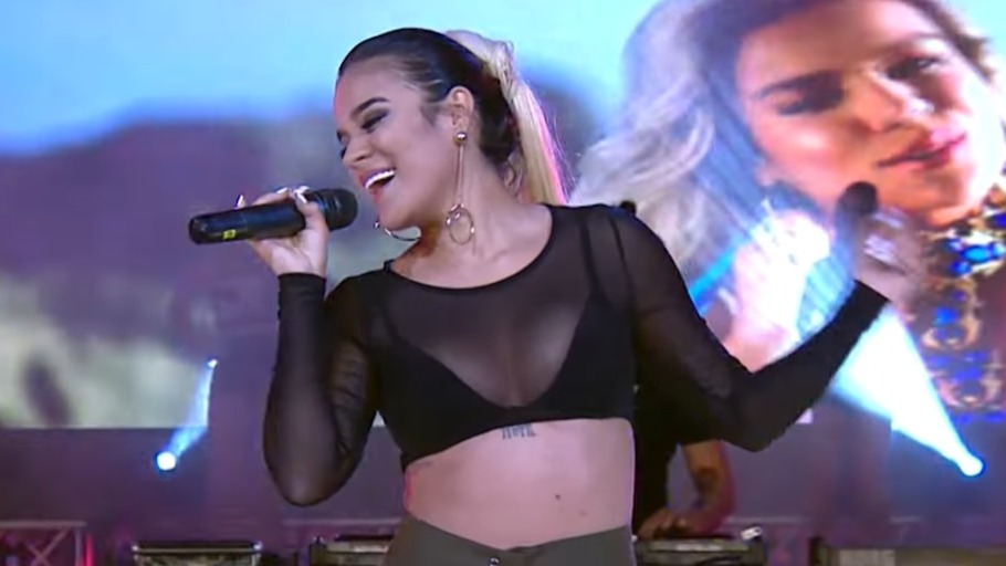 Se viralizó el show que Karol G dio en Pasión de Sábado durante su primera visita a la Argentina