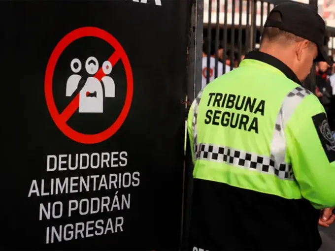 Los deudores alimentarios no podrán entrar a los canchas: el Gobierno los incorporó al programa Tribuna Segura