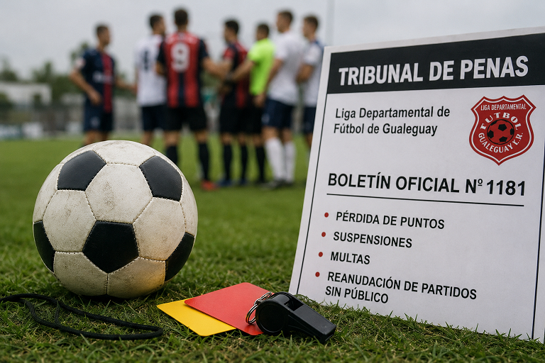 El Tribunal de Penas dejó sanciones, polémica y un fuerte debate en el fútbol de Gualeguay