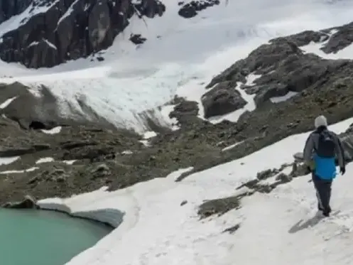 Tragedia en Ushuaia: murieron un guía y una turista en el glaciar Vinciguerra