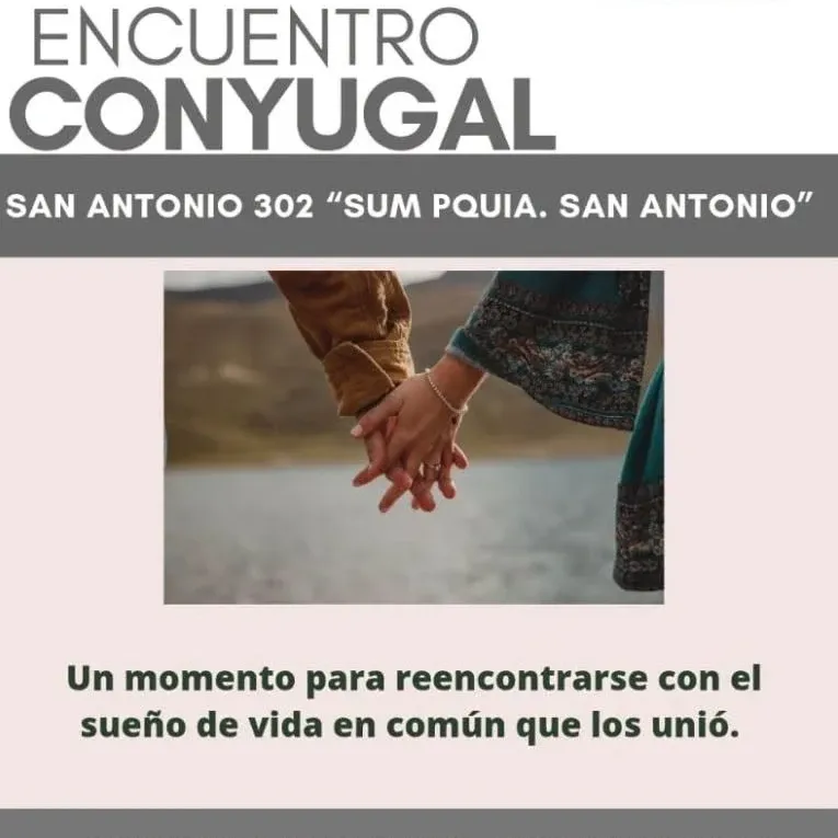 Este sábado se realizará un Encuentro Conyugal para fortalecer los vínculos de pareja