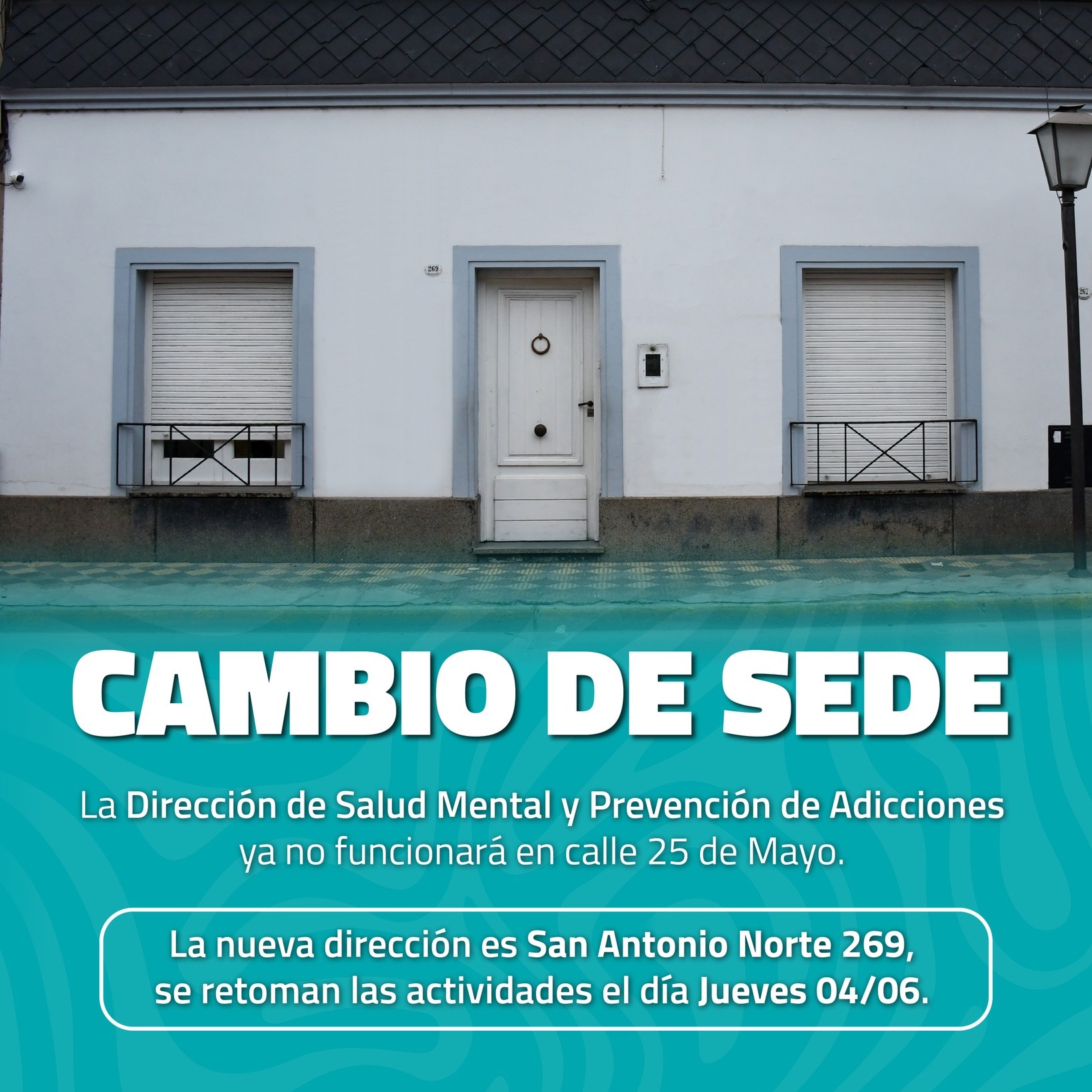 La Dirección de Salud Mental y Prevención de Adicciones ya funciona en su nueva sede