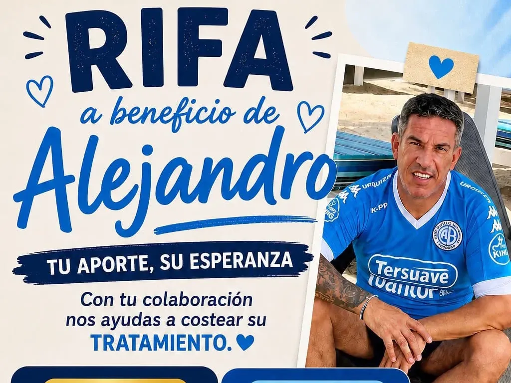 Queremos verlo volver a abrazar a sus hijos: lanzan una rifa solidaria para ayudar a Alejandro tras sufrir un ACV