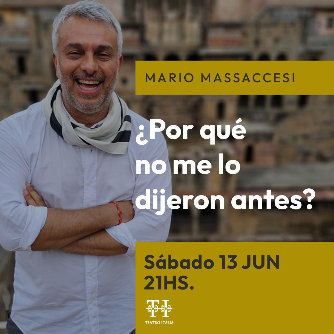 Mario Massaccesi - P r e s e n t a -¿POR QUE NO ME LO DIJERON ANTES?