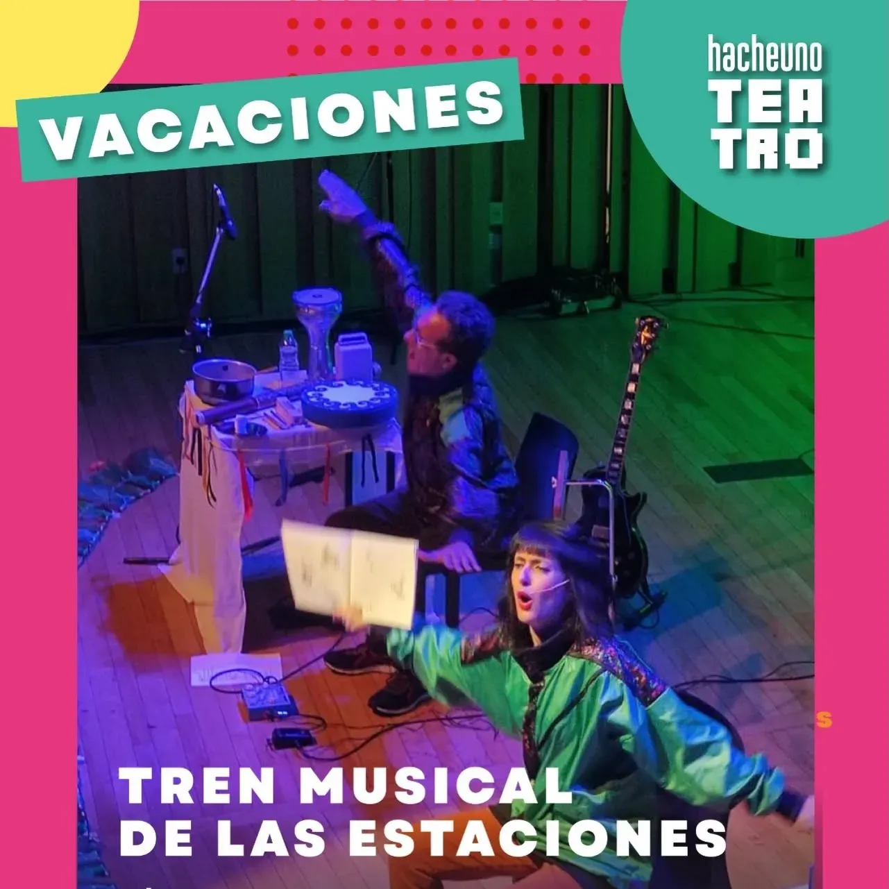 HacheUno invita a subir al "Tren Musical de las Estaciones"