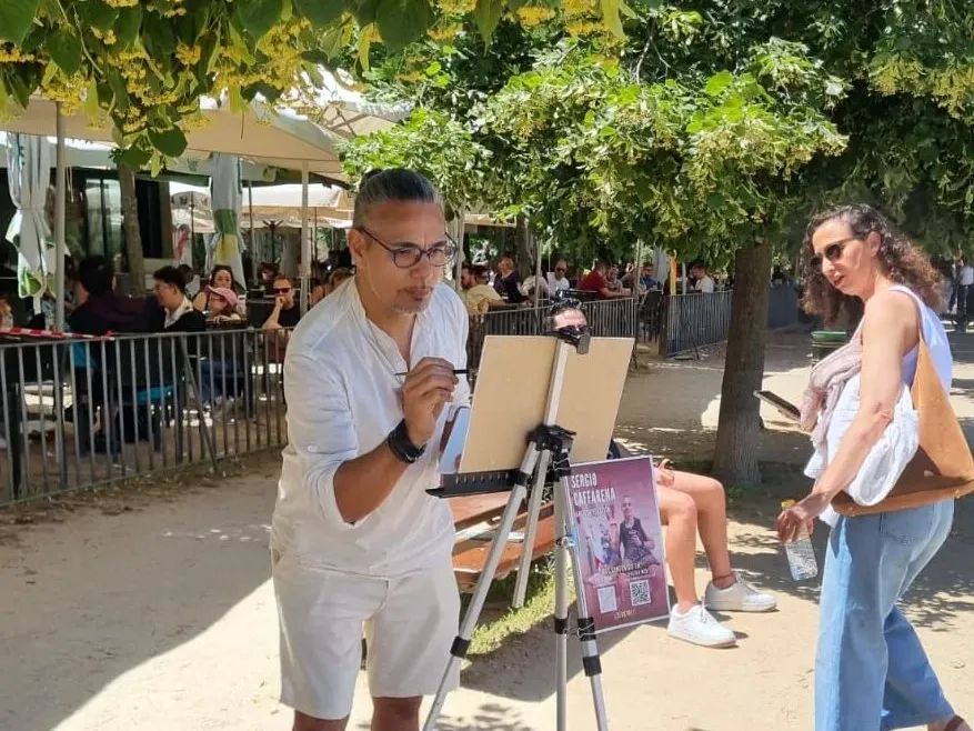 Sergio Caffarena, artista plástico: El camino recorrido por los grandes maestros de la pintura