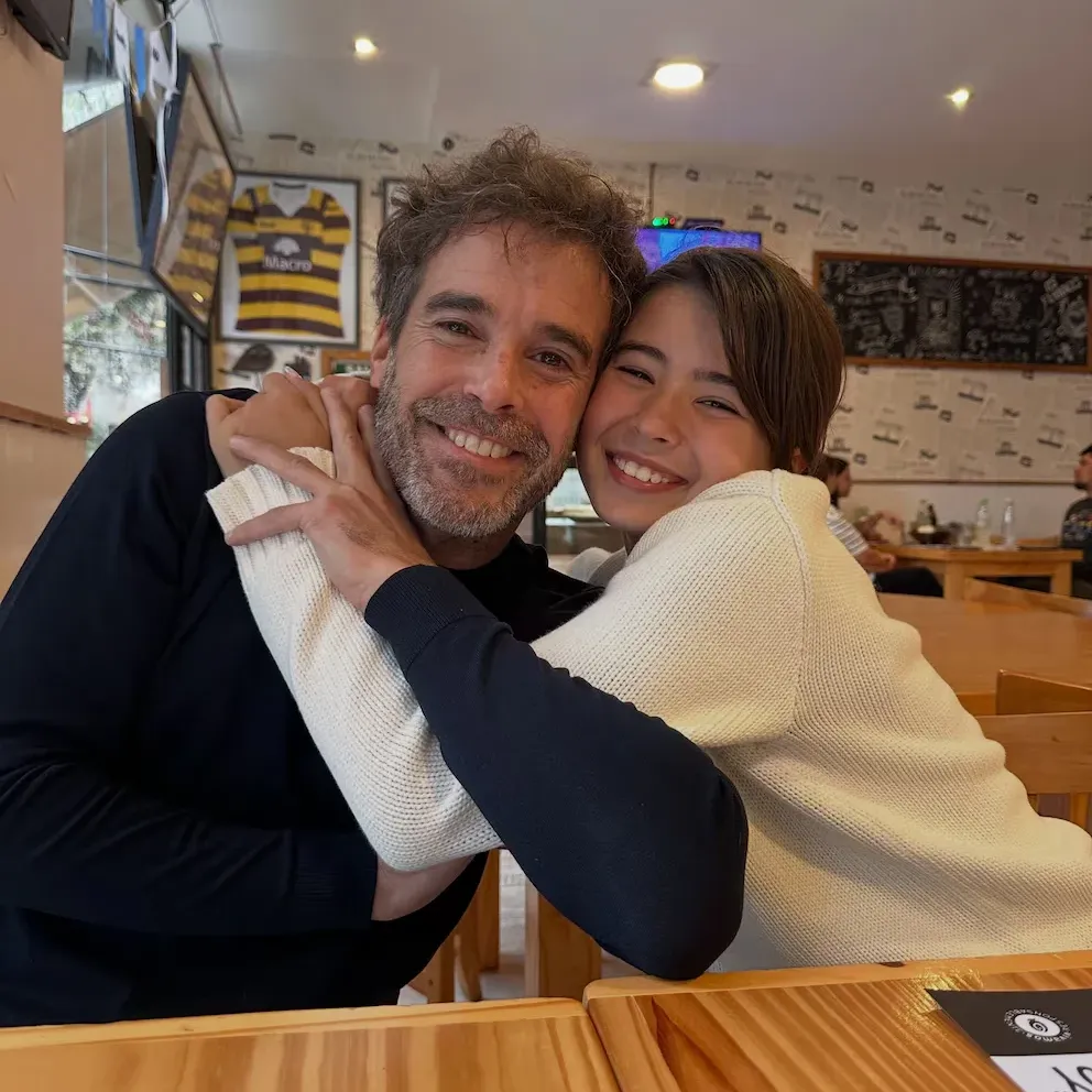 El tierno saludo de cumpleaños de Nicolás Cabré a su hija Rufina: Seguí soñando con todas tus fuerzas