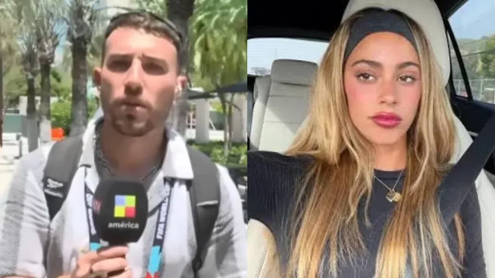 El violento episodio de Martín Salwe cuando quiso entrevistar a Tini Stoessel en el partido de Argentina vs Suiza